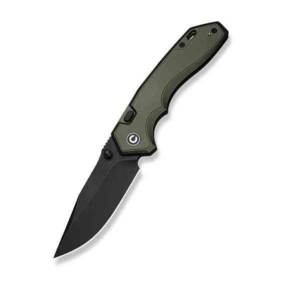 Ніж складаний туристичний Civivi Elite Brova, (8.7 см) CPM S35VN / Aluminum зелений Київ