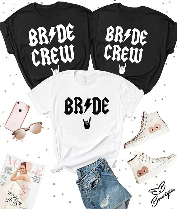Футболки для дівич вечора - "BRIDE \ CREW" Чернівці - фото 1