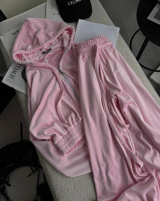 Жіночий повсякденний костюм з якісного велюра двійка Одеса - фото 3