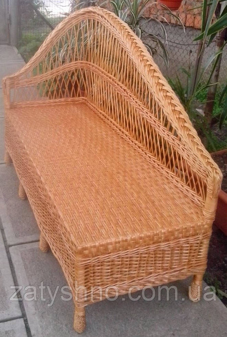 Диван плетений із завуженою спинкою Київ - фото 7