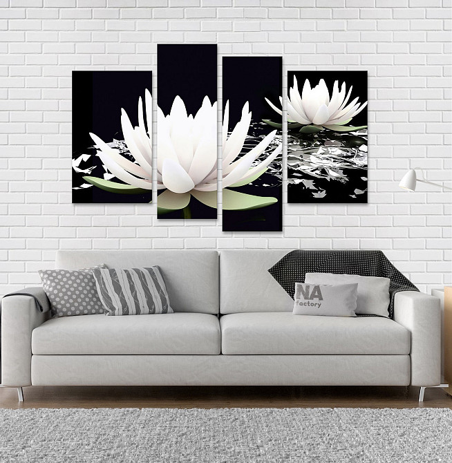 Модульна картина Квіти Лілії Art-6_4 Київ - фото 2