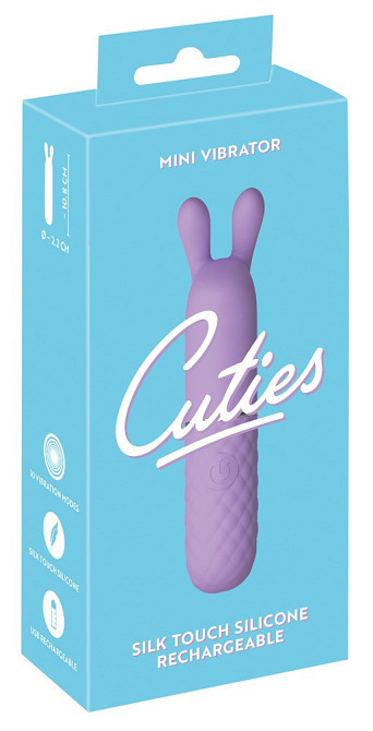 Мини-клиторальный вибратор c мягкими виброушками Cuties Sex Aura Киев - изображение 1