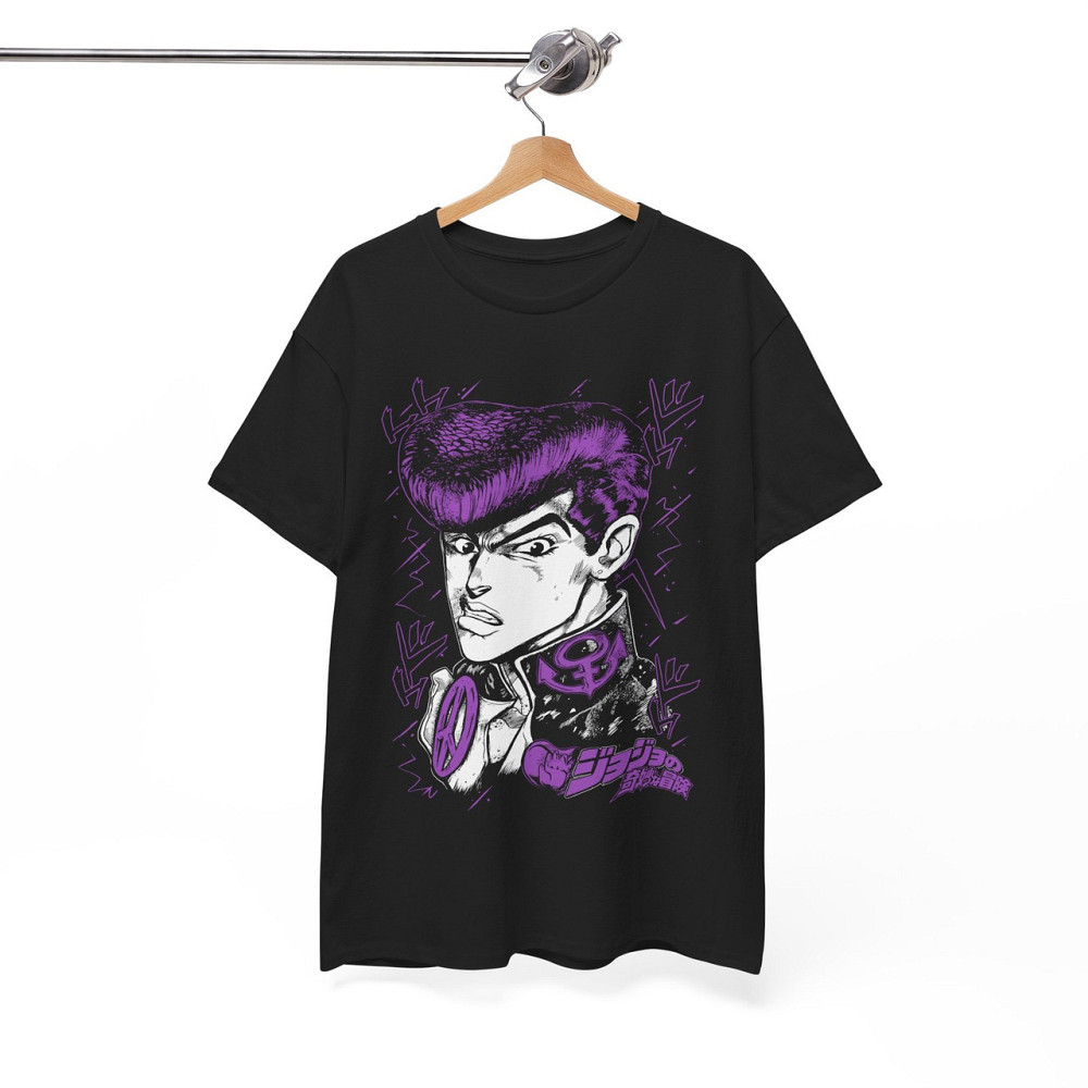 Футболка для хлопчика з аніме принтом Джоджо С Бізарре Адвентуре оверсайз (зріст від 165 до 180) Чорний AnimeJ0115m Дніпро - фото 4