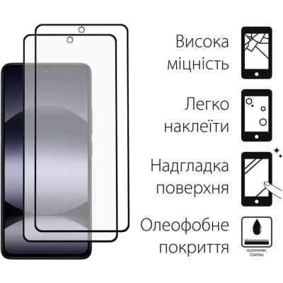 Чохол до мобільного телефона Dengos Kit Xiaomi Redmi Note 14 5G Carbon + 2 pcs glass (Purple) (DG-CTG2P-10) Вінниця