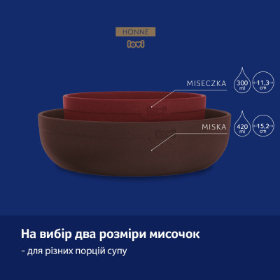 Тарелка детская Lovi Pistachio Tamarillo Бордовые 2 шт (21/531_red) Винница - изображение 5