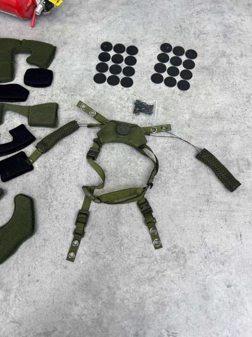 Комплект подушок і підвісна система на бойову каску Одеса - фото 4