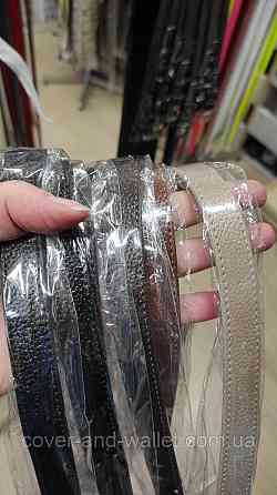 Стильный тонкий женский ремень в коричневом цвете в стиле Hermes 20 мм Puos Киев