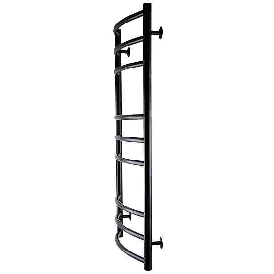 Рушникосушарка UNIO LDE W 1000-500-9 BLK Драбинка Дуга Еліт вода чорна (000021552) Київ