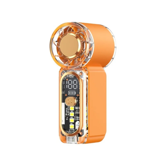 Вентилятор ручний акумуляторний X699 mini, портативний USB вентилятор з підставкою, кишеньковий Одеса