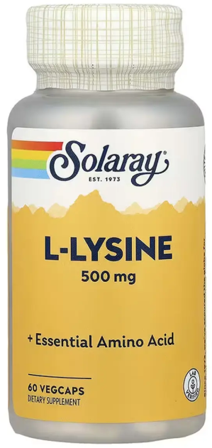 Лизин Solaray L-Lysine 500mg 60 капс Киев - изображение 3