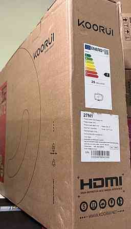 Монітор KOORUI 27N1 — це 27-дюймовий дисплей з роздільною здатністю Full HD (1920x1080 пікселів) Киев