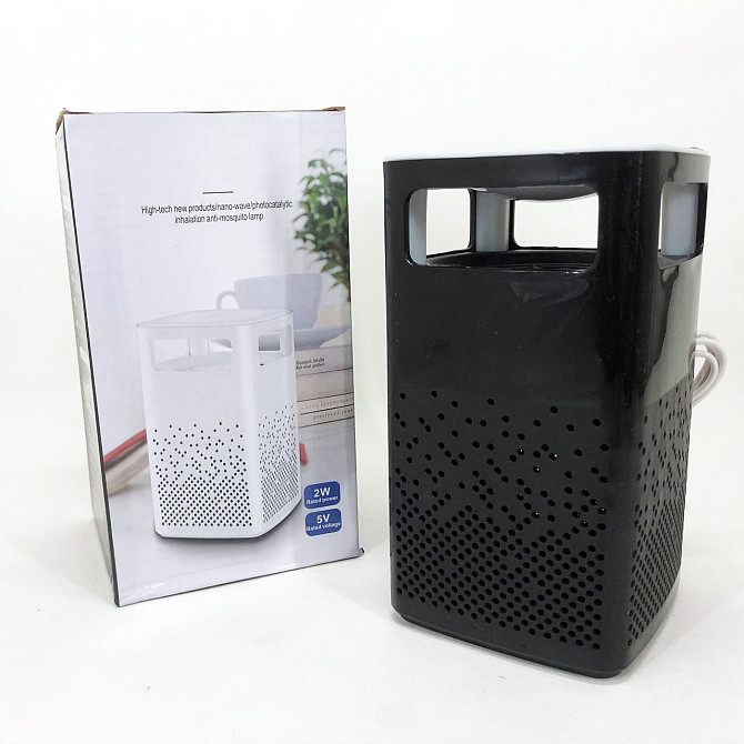 Лампа от комаров USB Bug Zapper Fly. Цвет: черный ZX-76 Львов - изображение 2
