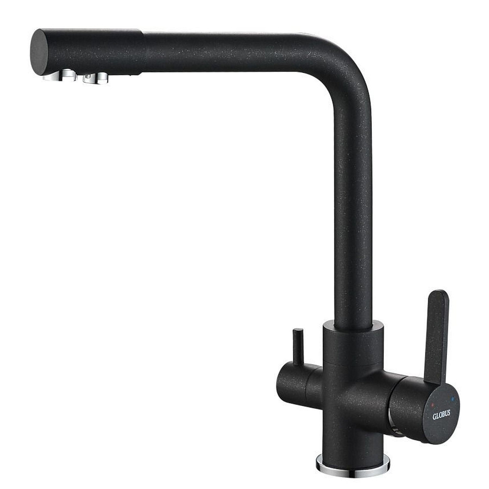Змішувач для кухні під осмос Globus Lux LAZER GLLR-0444-1-ONIX Тернопіль - фото 1