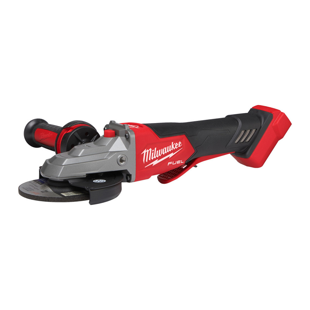 Кутошліфувальна машина MILWAUKEE 125 мм с плоским редуктором M18FSAGF125XPDB-0X (+ рукоятка, зах. кожух, безкл. гайка, 2 зах. Ек Одеса - фото 2