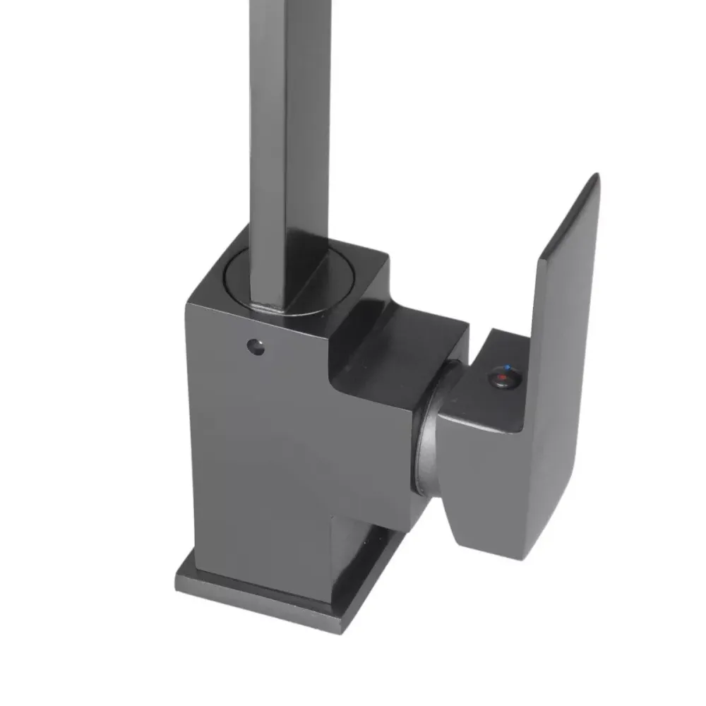 Смеситель для кухни WEZER PRO4-02-GUNGREY графит Киев - изображение 3