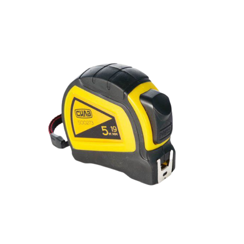 Рулетка обгумована автостоп, подвійний зачіп 5м*19мм СИЛА Житомир