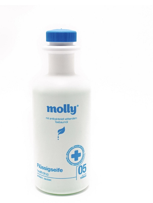 Рідке мило антибактеріальне Molly (синє), 1 л Виноградів - фото 1