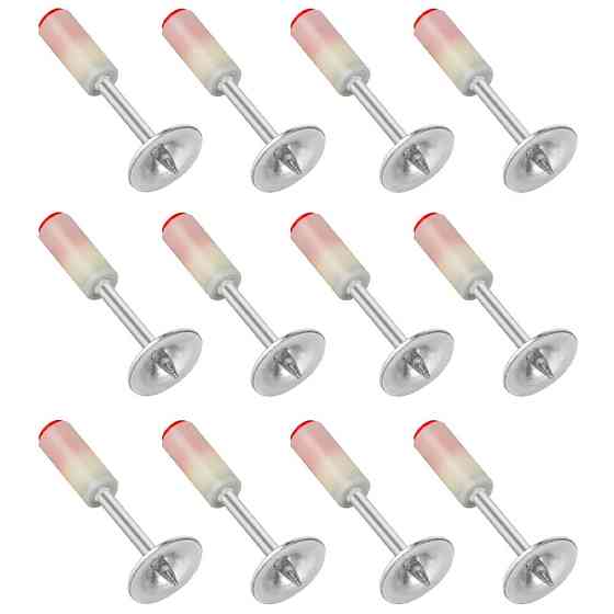 200 шт Монтажні цвяхи піроксилінові 7,3х42мм, шайба 16мм / Дюбель-цвяхи для пневмоінструменту Київ