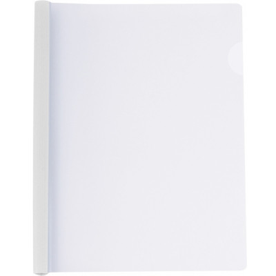 Папка-швидкозшивач Economix А4 з планкою-затиском 15 мм (2-95 аркушів), біла (E31211-14) Вінниця - фото 1