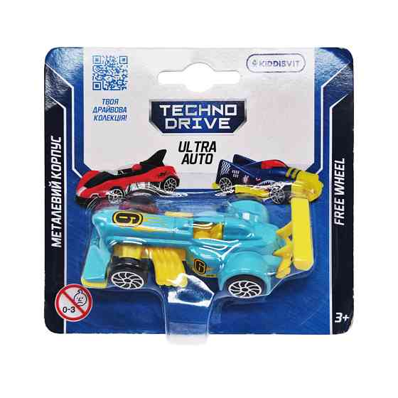 Игровая мини-машинка Ultra Auto TechnoDrive 250321W-10 металлический корпус Винница