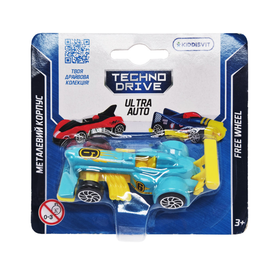 Игровая мини-машинка Ultra Auto TechnoDrive 250321W-10 металлический корпус Винница - изображение 1