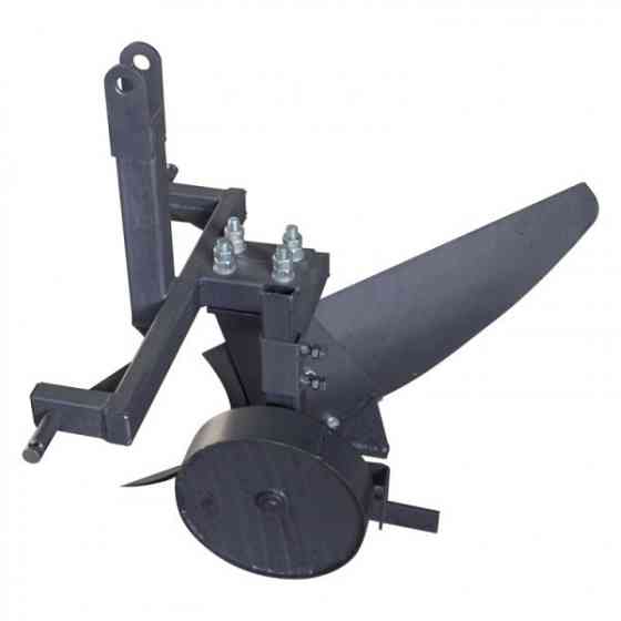 Плуг однокорпусний для мінітрактора (опорне колесо, причіпне 3 точки), (ПЛ11) (захват 25 см) Харьков