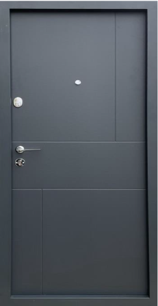 Двері вхідні Бастіон Кордон Трембіта Антрацит 860х2050 мм Київ