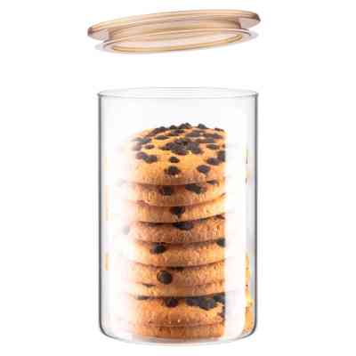 Банка Ardesto Fresh 900 мл, скло, пластик, прозорий (AR1309SFM) Винница