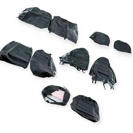 Чохли chevrolet niva 2123 2002-2014 "пілот" шкірозамінник+тканина сірі салону Мукачево