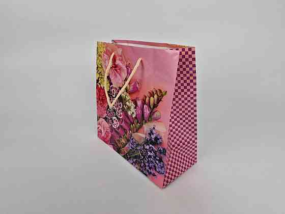 Пакет паперовий подарунковий квадратний 23*24*10 (артKV-219) (12 шт.) Харків