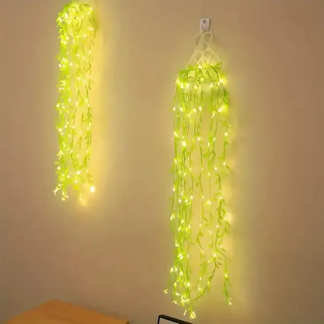 Гирлянда Роса с LED-подсветкой "Зеленая Верба" ​​2, Теплый свет SF-56 Коломия - фото 3