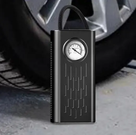 Портативный автомобильный компрессор AND1322, насос от прикуривателя 12V с манометром Коломыя - изображение 2