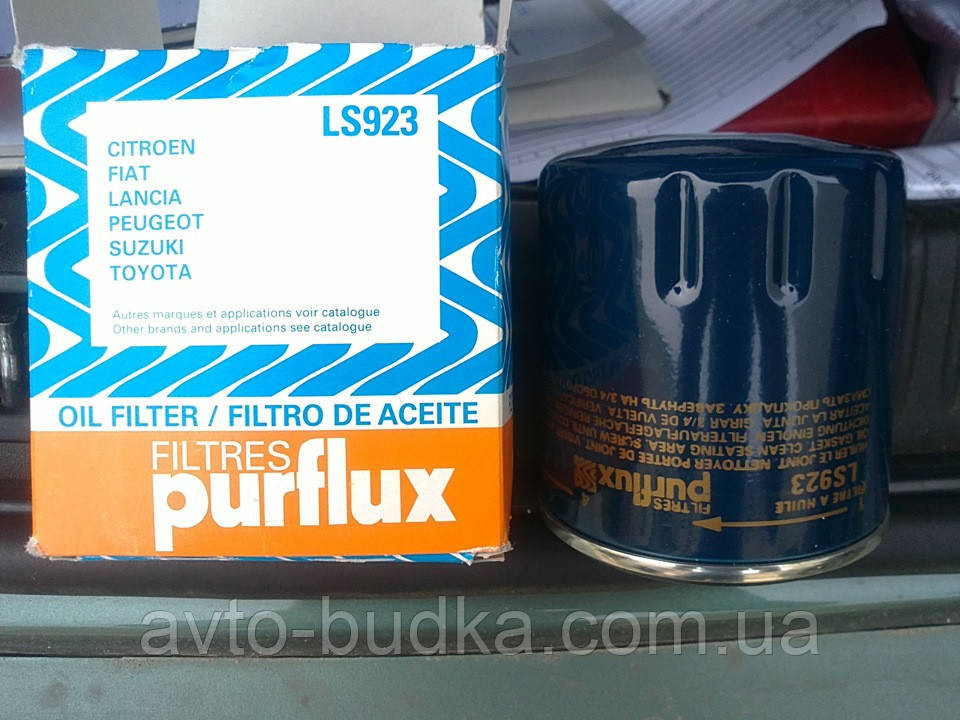 Масляний фільтр на FIAT DOBLO мотор 1,9D ; 1.9JTD рік 2001-> PURFLUX (Франция) LS923 Новий Розділ - фото 1