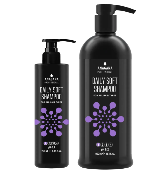 Шампунь "Щоденний м'який" для всіх типів волосся ANAGANA 250 мл Київ - фото 3