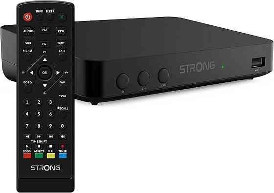 Ресивер STRONG SRT8208 DVB-T2 с записью HEVC265 HDMI USB Dolby Digital черный Киев