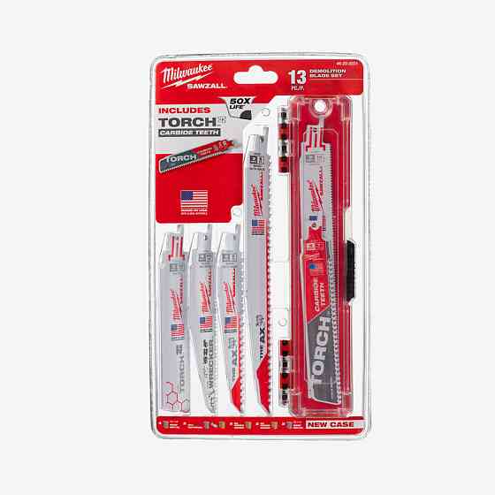 Набор полотен для сабельной пилы SAWZALL MILWAUKEE, (13шт) Одесса