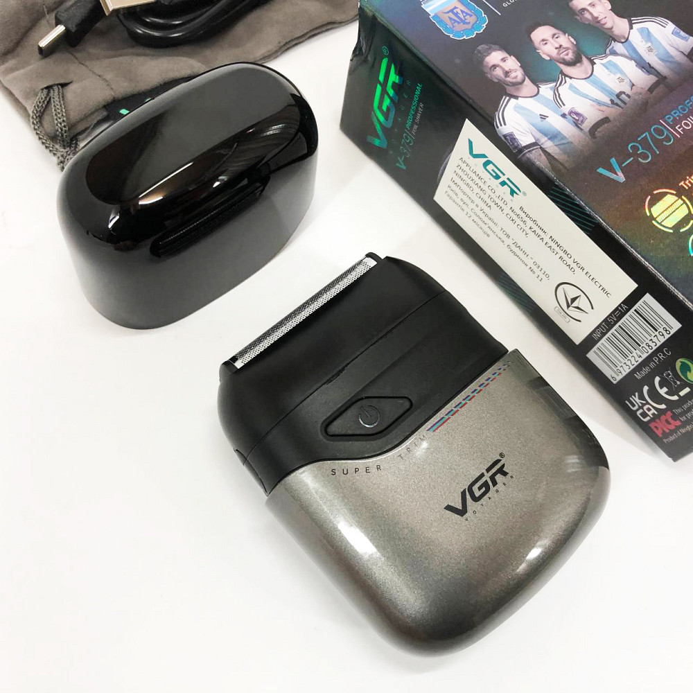 Електробритва для догляду за бородою, Електронна бритва для бороди, Компактна електробритва чоловіча AD-74 Львів - фото 6