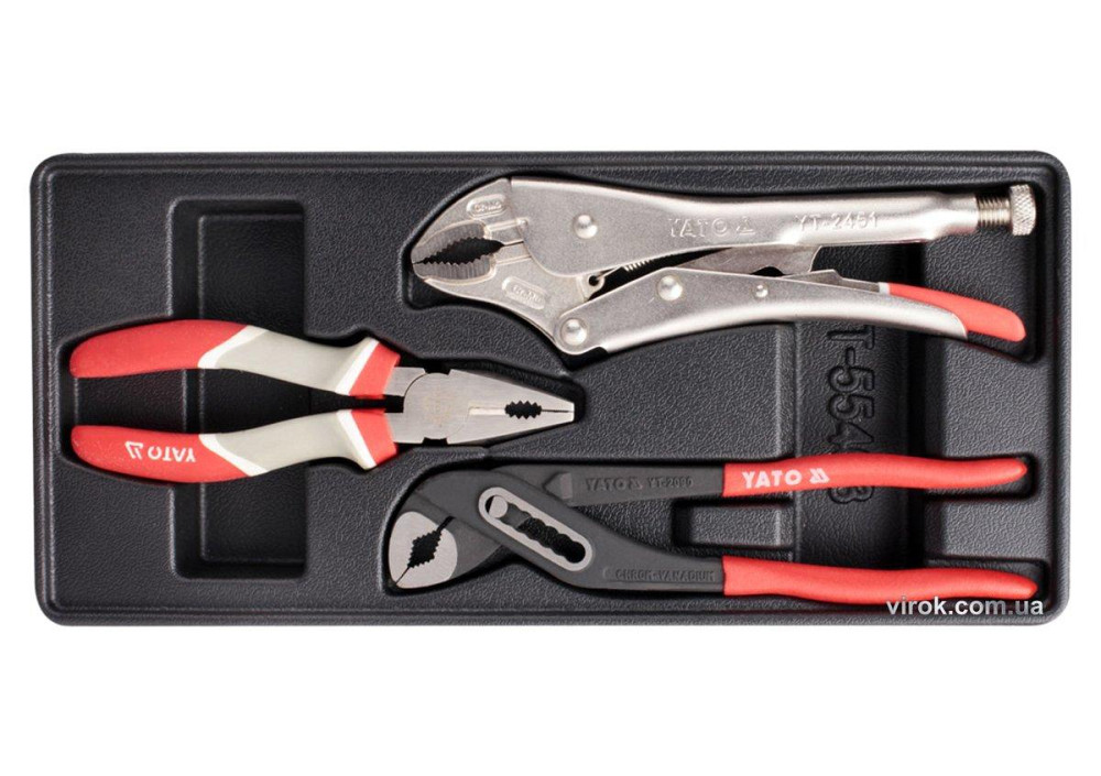 Вклад до інструментальної шафи YATO : плоскогубці, кліщі. 3 шт. [8] Одеса - фото 1