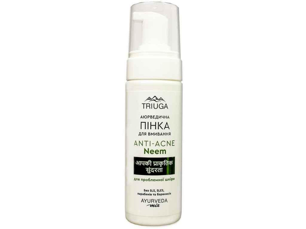 Пінка для вмивання Anti-Acne Neem для проблемної шкіри 200мл ТМ Triuga Київ - фото 1