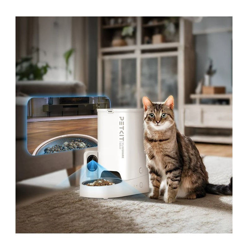 Смарт кормушка PETKIT - Yumshare Solo With Camera Smart Pet Feeder, 3 л (P571) Киев - изображение 8
