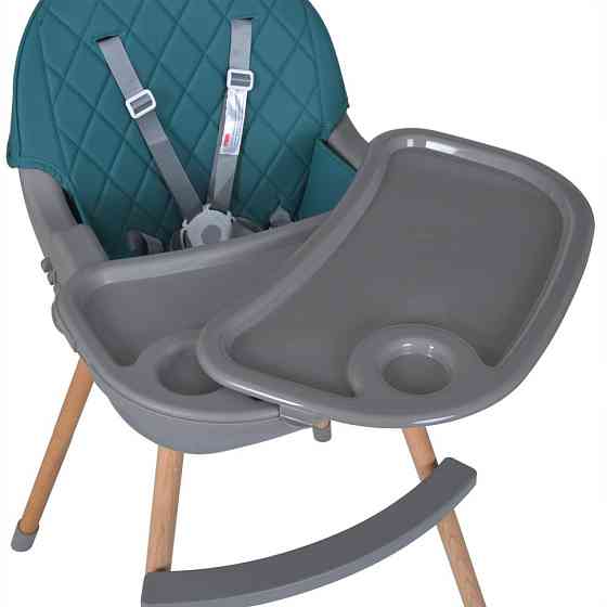 Стільчик для годування LUMI ME 1111 Teal екошкіра Вінниця