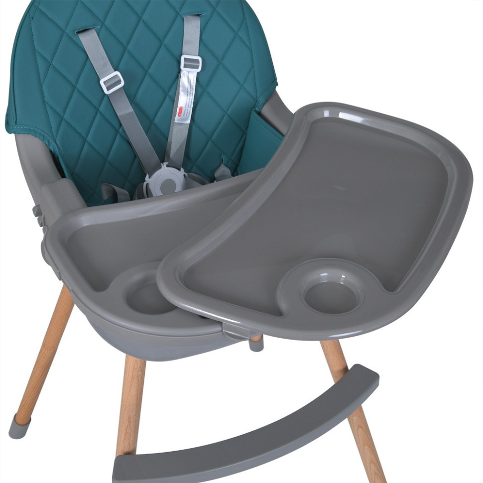 Стільчик для годування LUMI ME 1111 Teal екошкіра Вінниця - фото 6