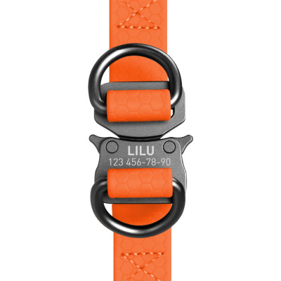 Шлея для собак WAUDOG Waterproof з QR-паспортом S Ш 15 мм Д 40-55 см помаранчева (27644) Вінниця - фото 3