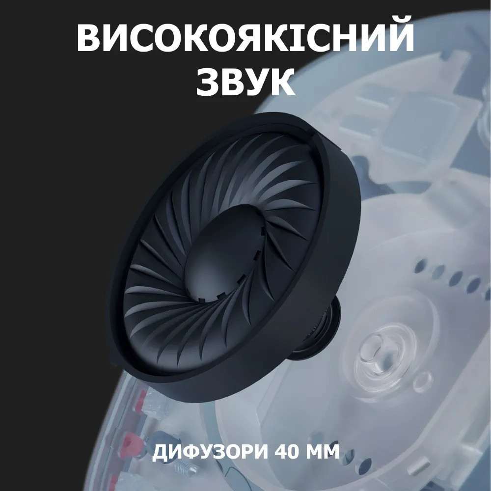 Bluetooth-гарнітура Logitech G435 Wireless Blue (981-001062) Синій Харьков - изображение 7