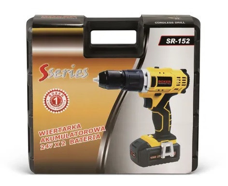 SR-152 Акумуляторний Шуруповерт 24В 1500 об/хв 2 АКБ Li-Ion + 13 аксесуарів для дому та роботи Одеса - фото 7