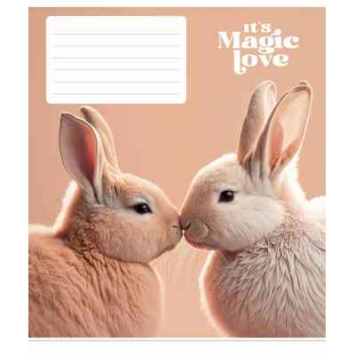 Зошит Школярик It's a magic love 12 аркушів лінія (012-3300L) Вінниця