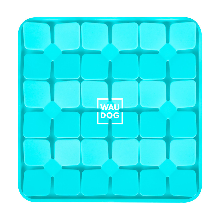 Килимок для пошуку корму WAUDOG Silicone, 205х205х17 мм, блакитний Київ - фото 3