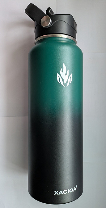 Спортивна пляшка з нержавіючої сталі XACIOA 1л (Б клас) Луцк - изображение 1