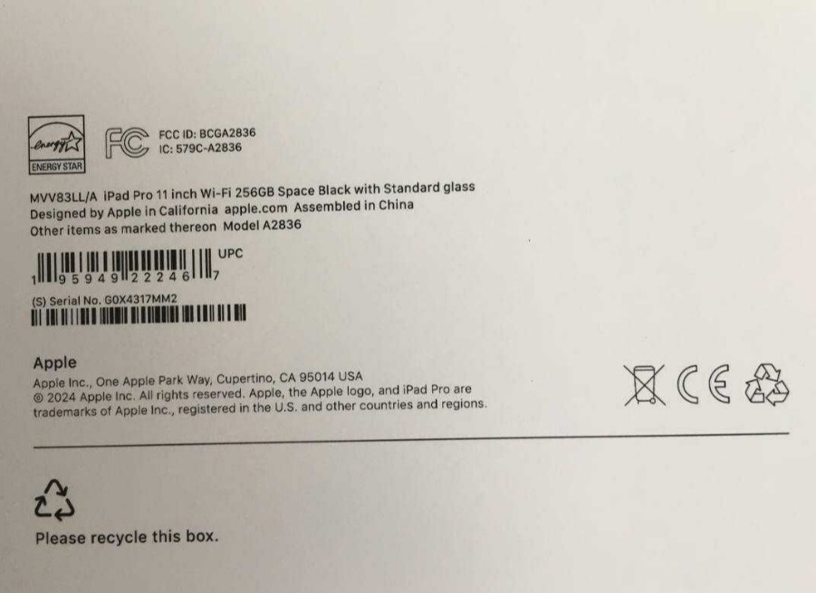 Планшет Apple iPad Pro 11'' (M4) Wi-Fi 256GB Space Black Киев - изображение 1