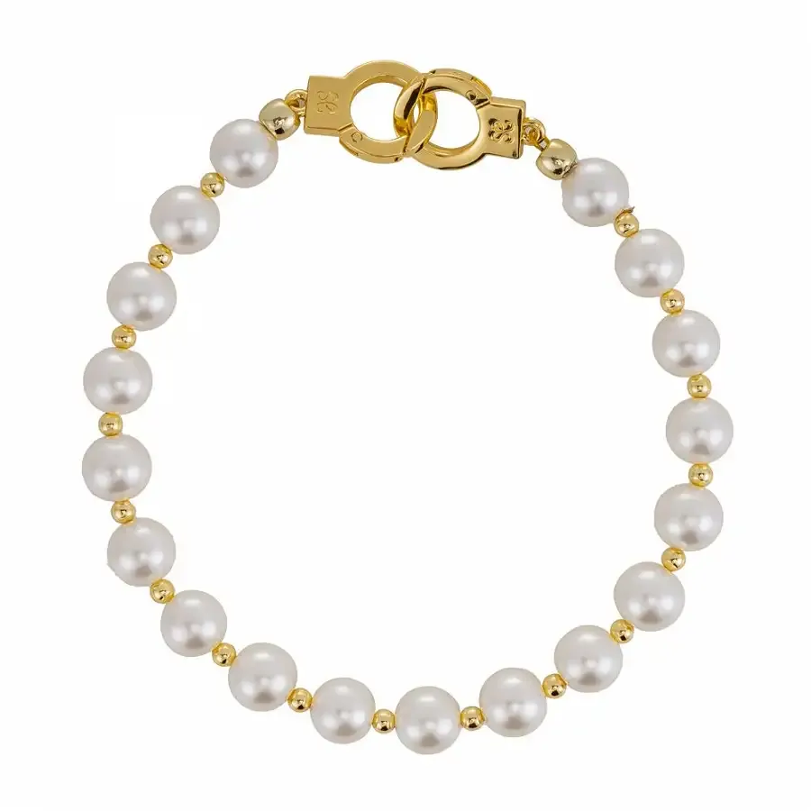 Перлинні наручники та поножі LOCKINK Pearl Bondage & Restraint Set Львів - фото 5